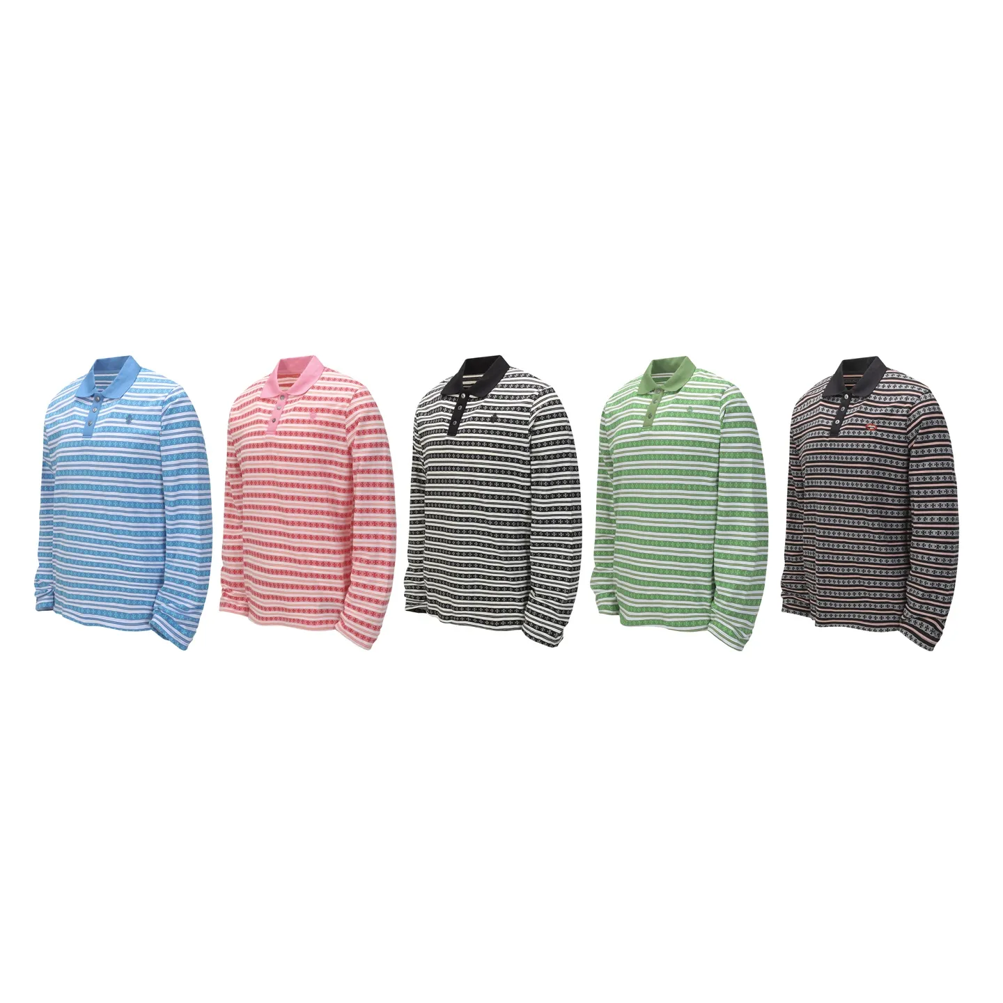 P190 -Chrome Hearts/Chrome Hearts 25ss season's most popular striped yarn-dyed long-sleeved T-shirt -High weight, high density and high quality. The wool is soft, delicate and skin-friendly. It feels soft and silky. It has excellent warmth and skin-friendly properties. -Customized weaving and dyeing, no color difference, no matter the fabric or workmanship details, beat the ordinary version on the market. -Colour: black, gray, blue, pink, green -Size: S M L XL